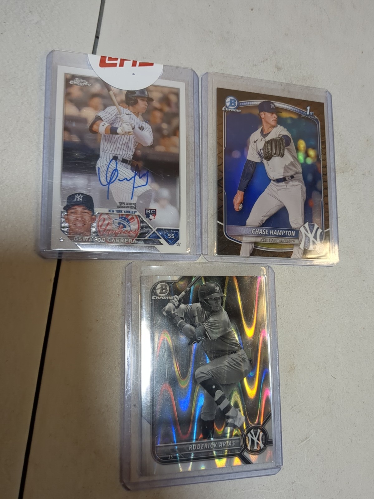 Yankee 3 Card Lot