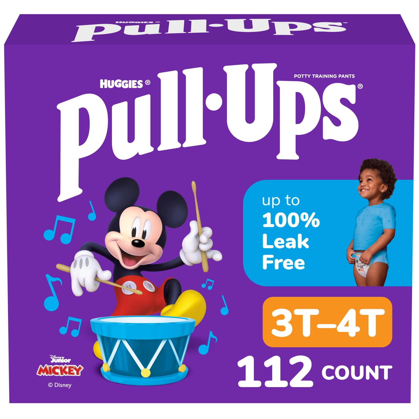 Pull-Ups Boys' Potty Training Pants, Size 3T-4T 3T-4T, Multi-color 