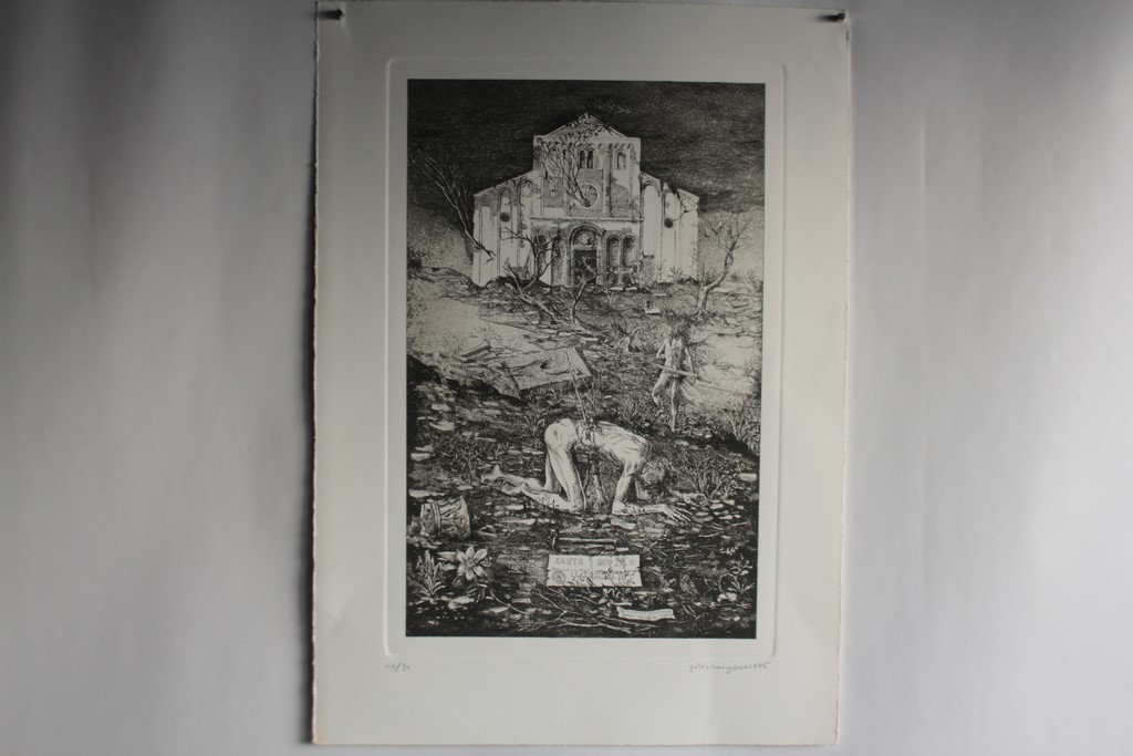 Original etching Galeazzo Vigano (75287)