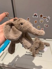 Tiny Smudge Elephant Bag Charm Jelly Key chain Soft Plush Toy Gift BNWT