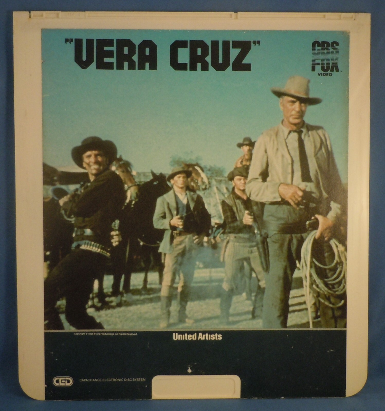 RCA CED VIDEODISC! - VERA CRUZ with Gary Cooper & Burt Lancaster