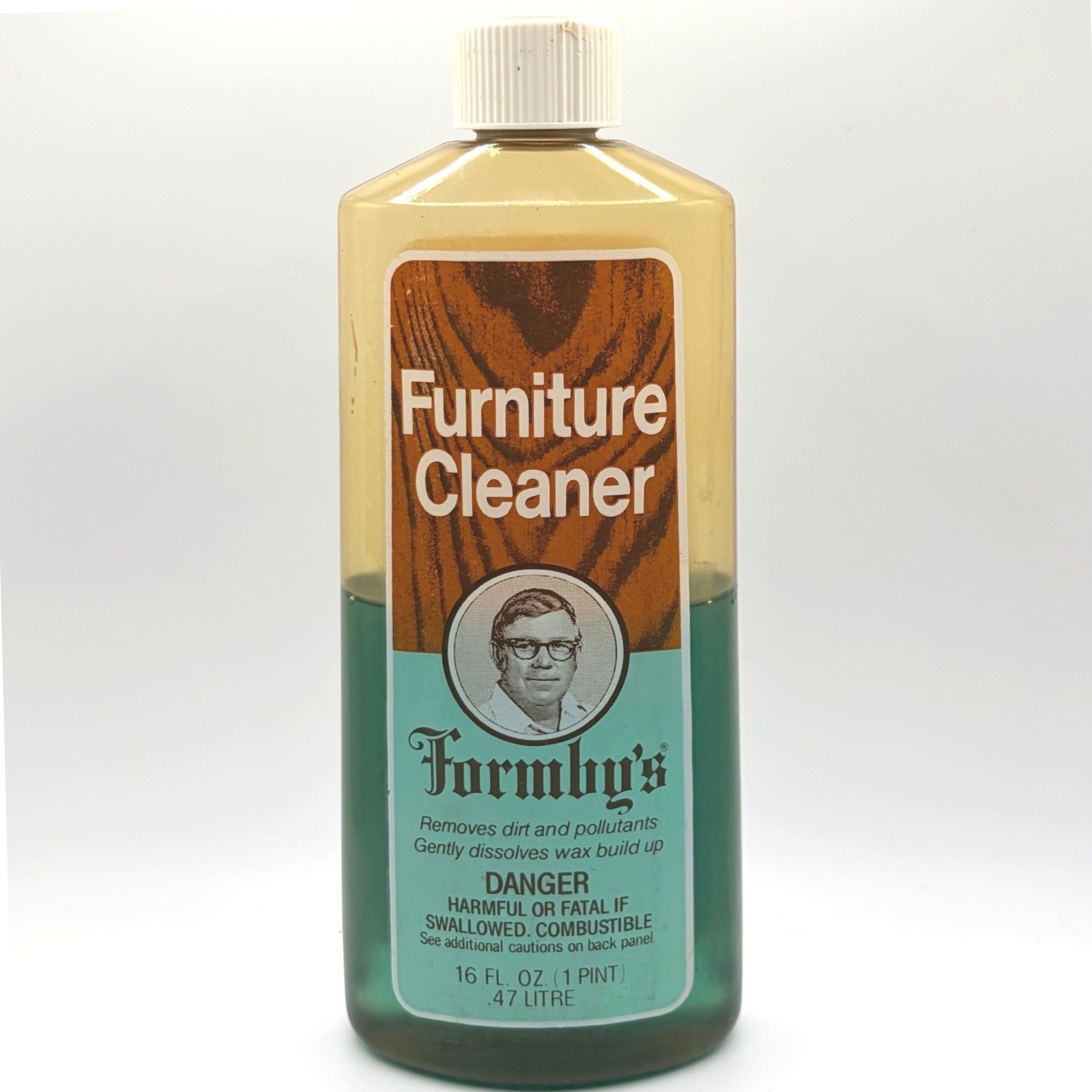 VTG Formbys Furniture Cleaner Wood Antique Restorer Liquid 50% Full Discontinued