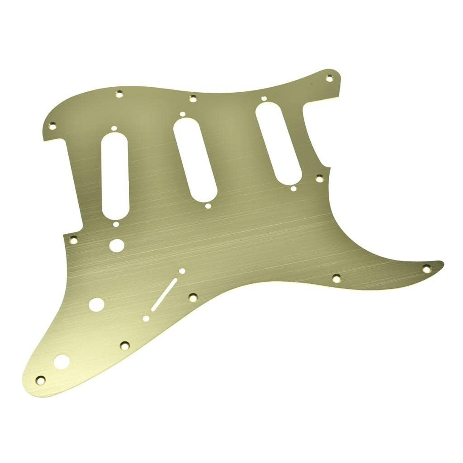 Dopro 11-Hole Aluminum Anodized Modern Style Strat SSS Guitar Pickguard Scrat...