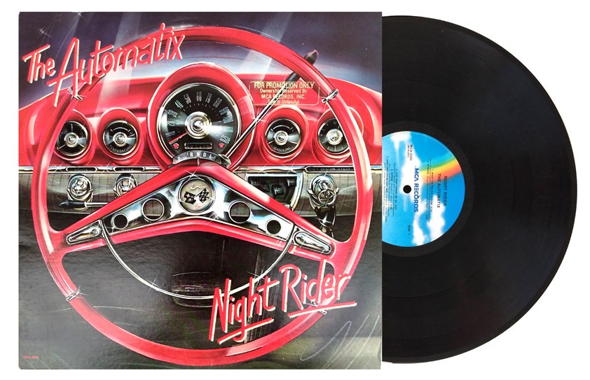 THE AUTOMATIX  NIGHT RIDER  12" Promo Album WHEN THE FEELING IS GONE Excellent!