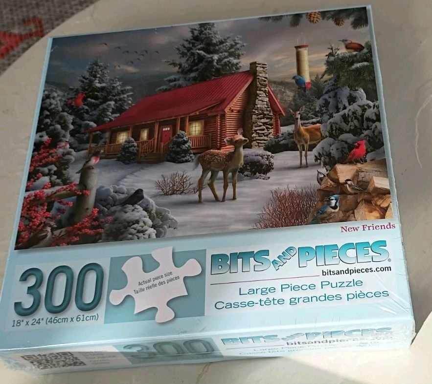 Bits and Pieces - 300 Large Piece Jigsaw Puzzle for Adults - New Friends -... 