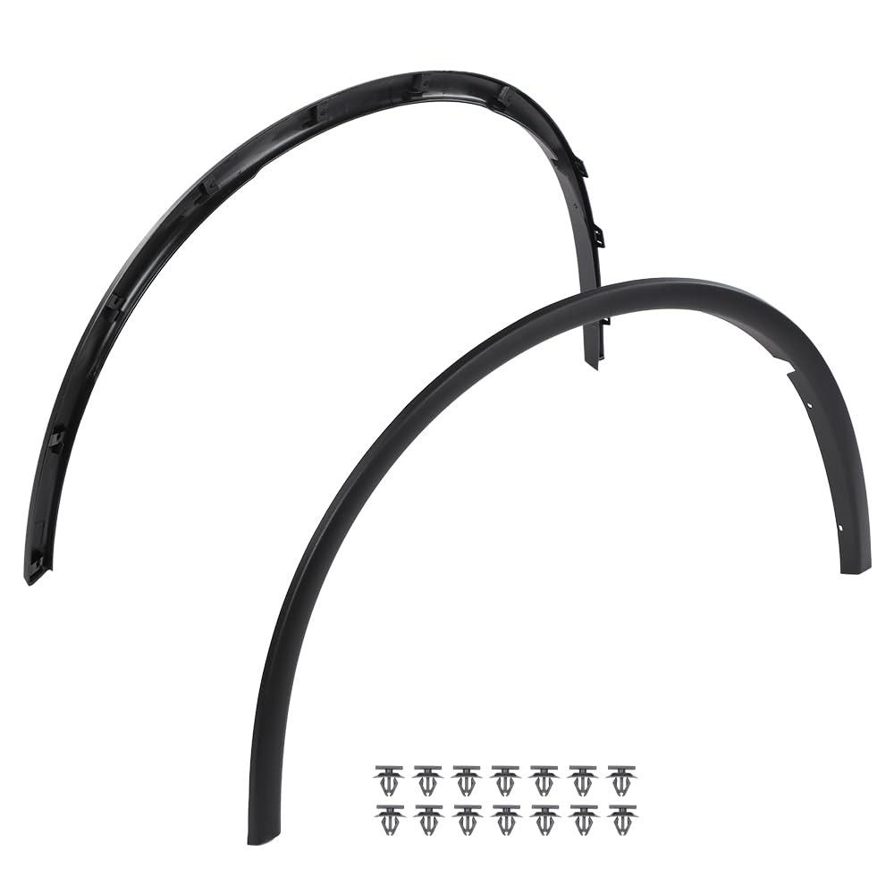 Black Fender Trim Set for 2011-2021 Dodge Durango (Front Left & Right)