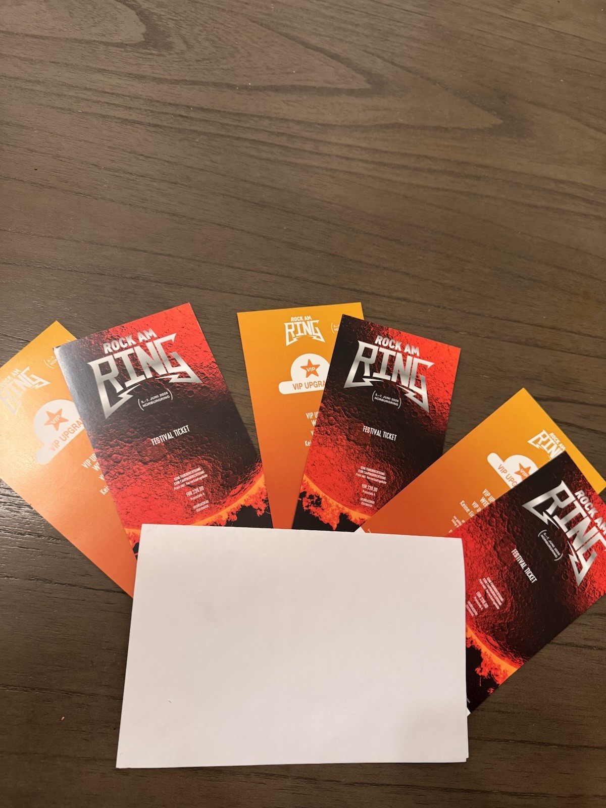 3 Rock Am Ring 2026 Tickets with VIP Passes