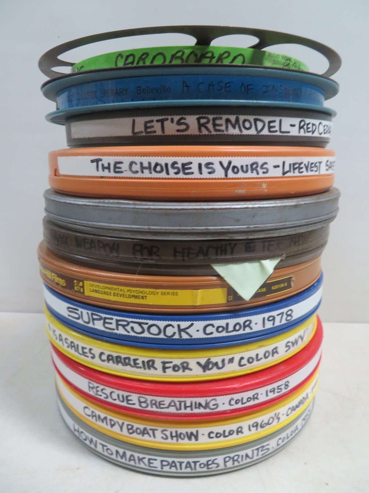 16mm Lot of 13 Color Educational/Documentary Color Films. LOT #2