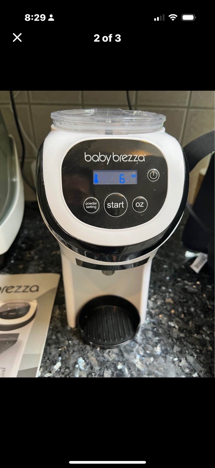Baby Brezza Formula Pro Mini Formula Dispenser With New Travel Bag