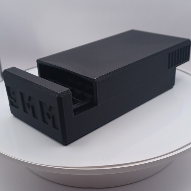 9mm Luger Handgun Ammunition Storage Box Black Bullet Box for 9mm Luger Rounds