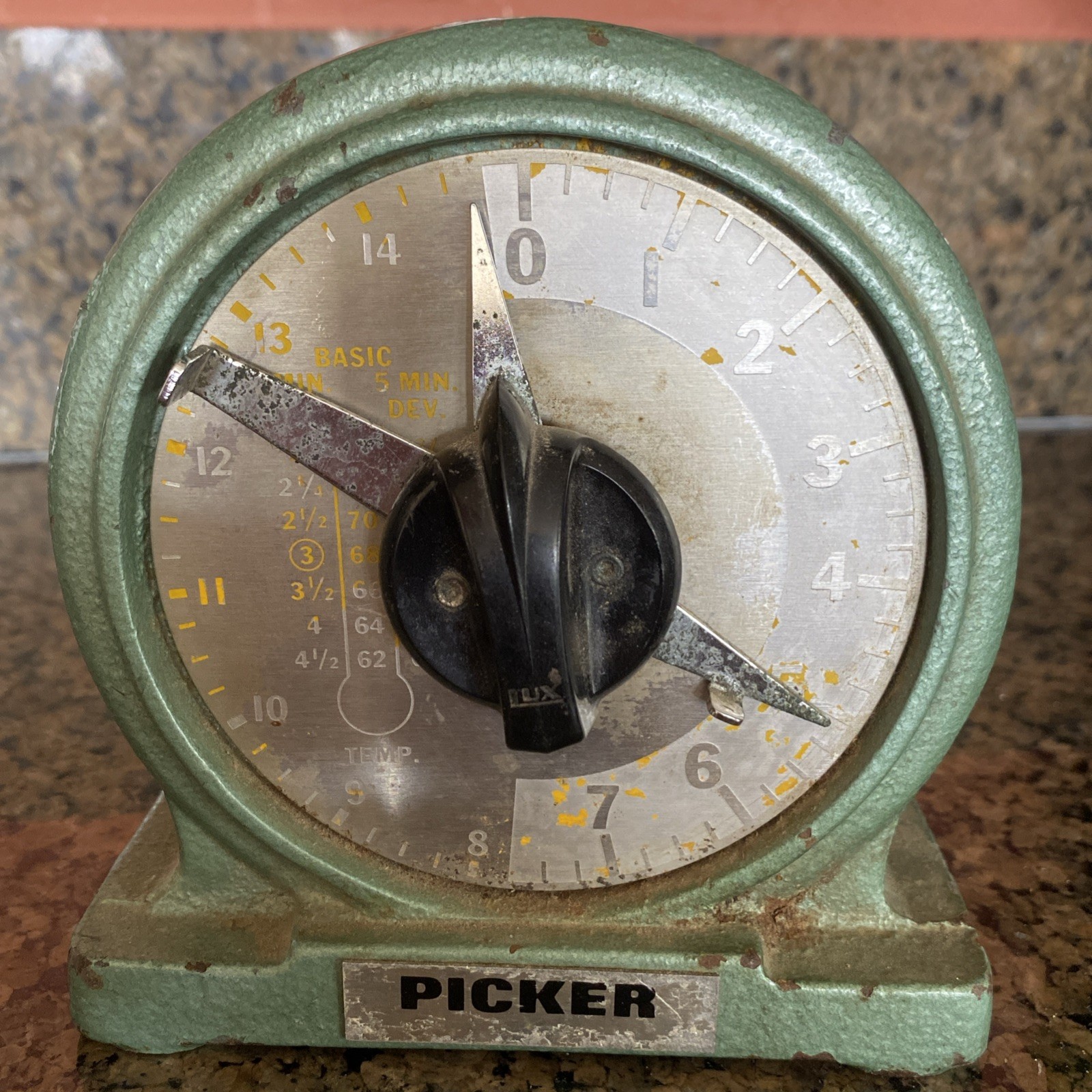 Antique LUX Picker X-RAY Darkroom Timer CAST IRON Medical Equipment  WORKS