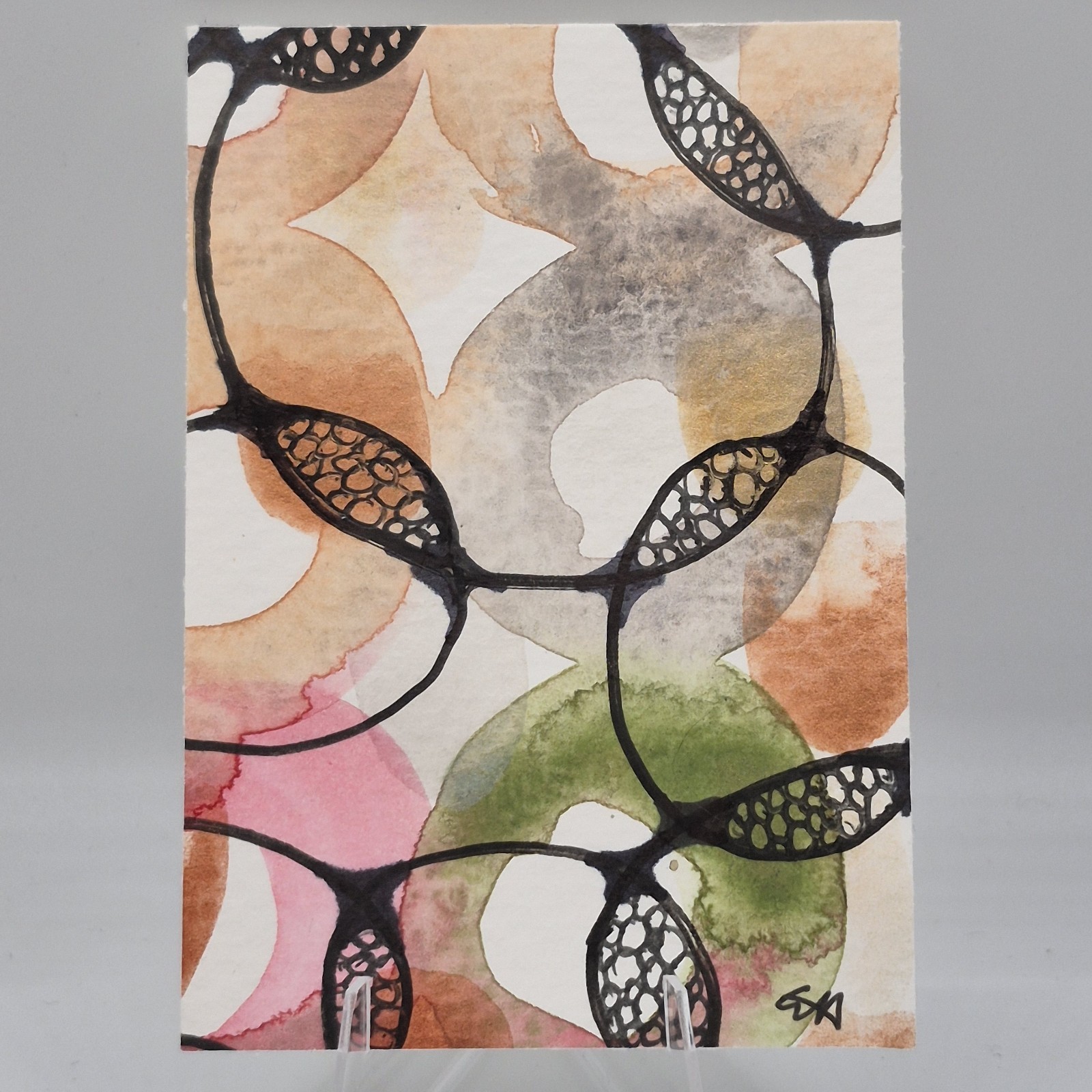 ACEO Original, Watercolor Mini Painting, 3.5in by 2.5in Art