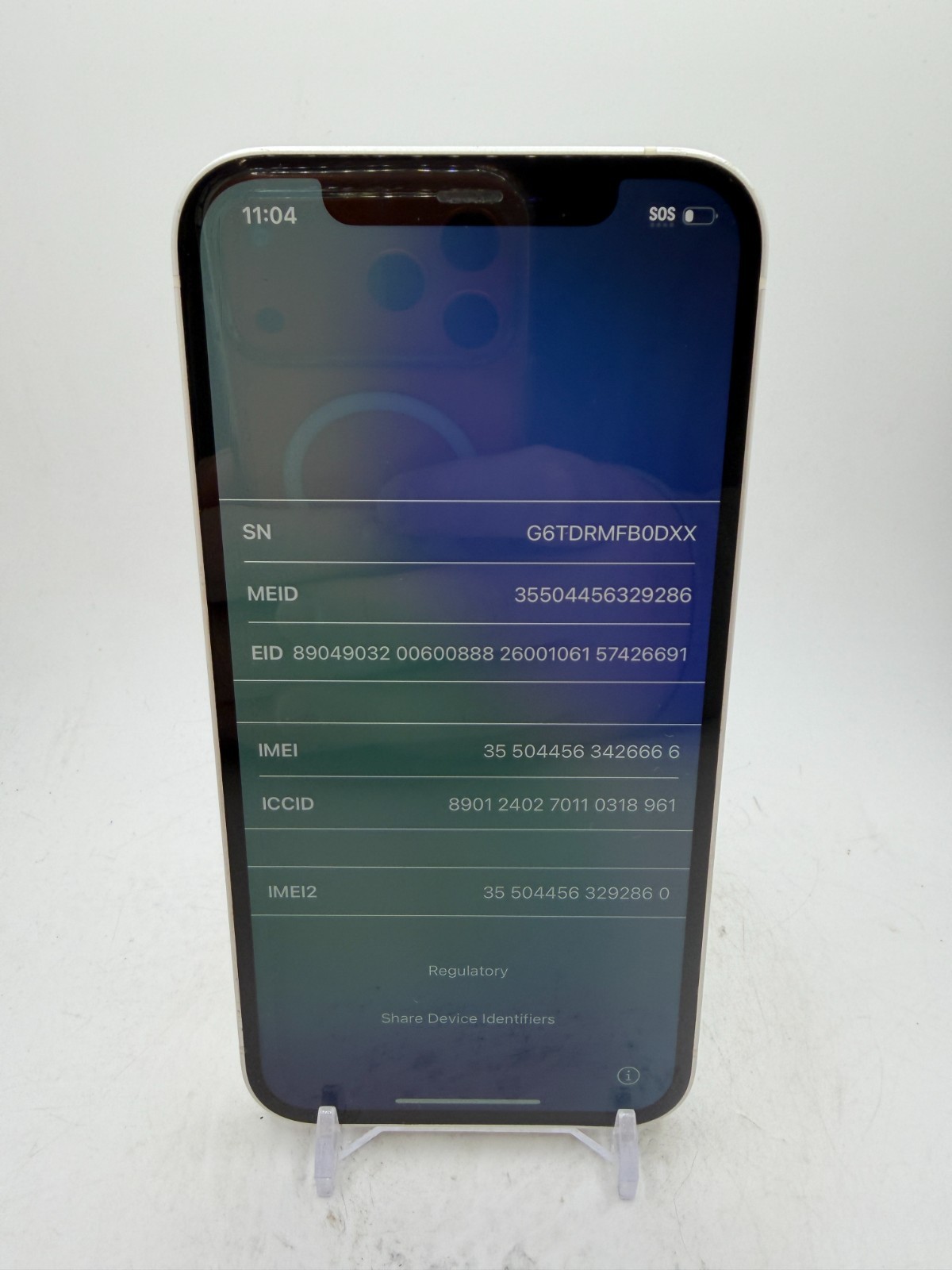 Apple iPhone 12 - White - 128GB - as-is for salvage/parts/disassembly