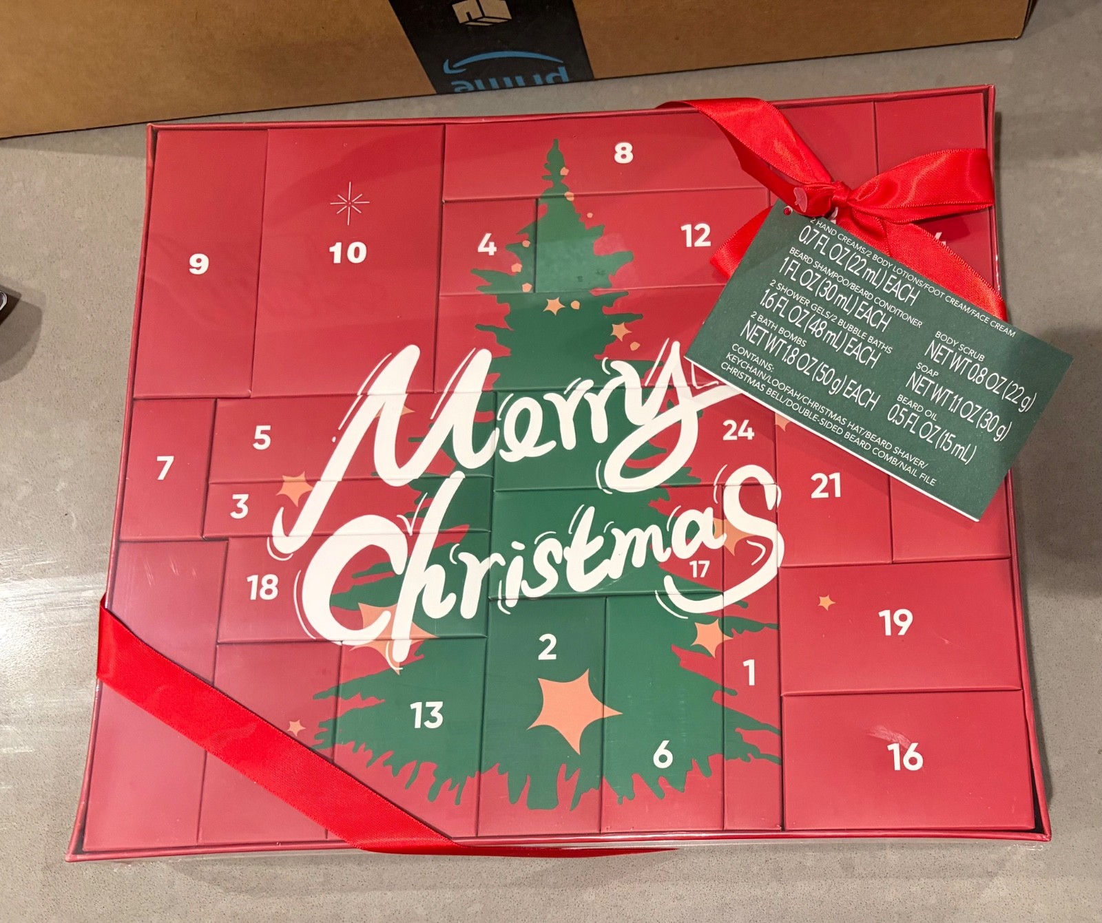 Men's Self Care Body Wash Oils Cream Shampoo Soap Christmas Advent Calendar