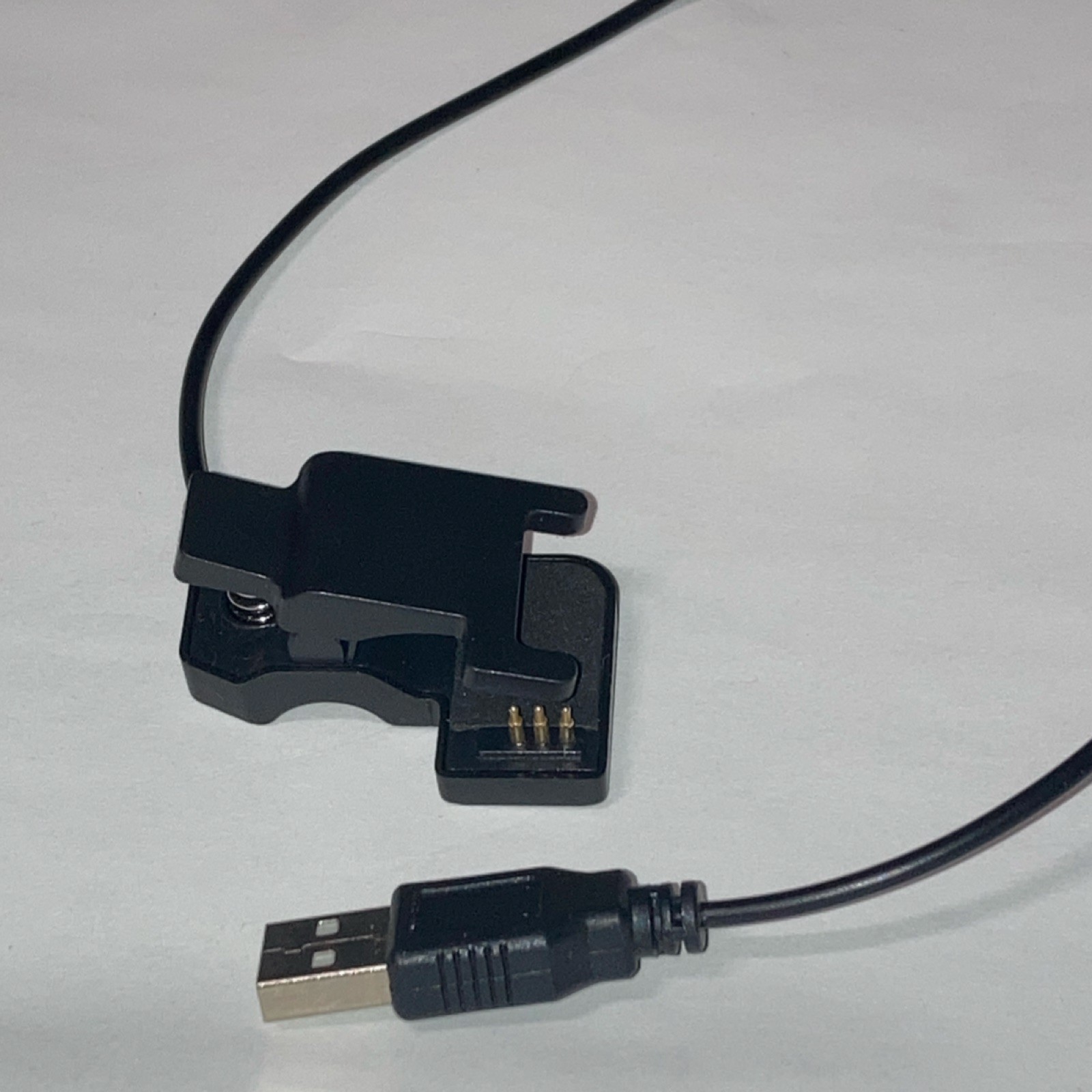 Black USB Charging Dock Clip for Universal Smart Watches