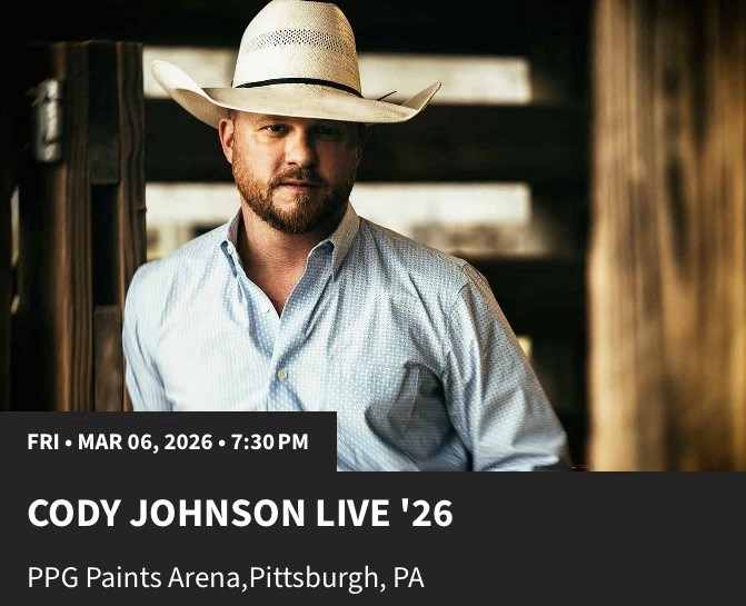 Cody Johnson Concert Ticket