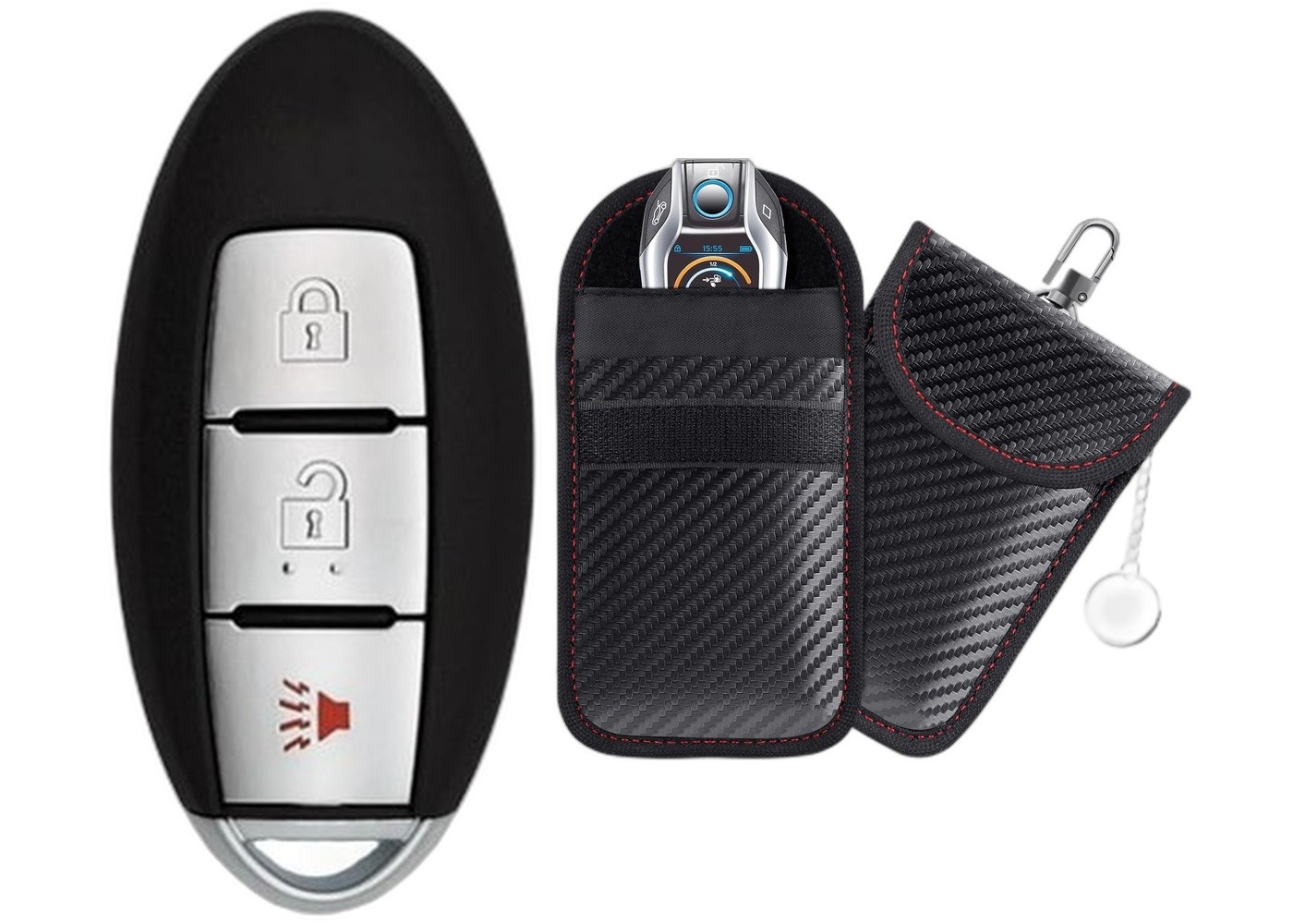 Smart Key Fob 2016-2018 Nissan Titan FCC: KR5S180144014 MPN: 285E3-5AA1C w/Case