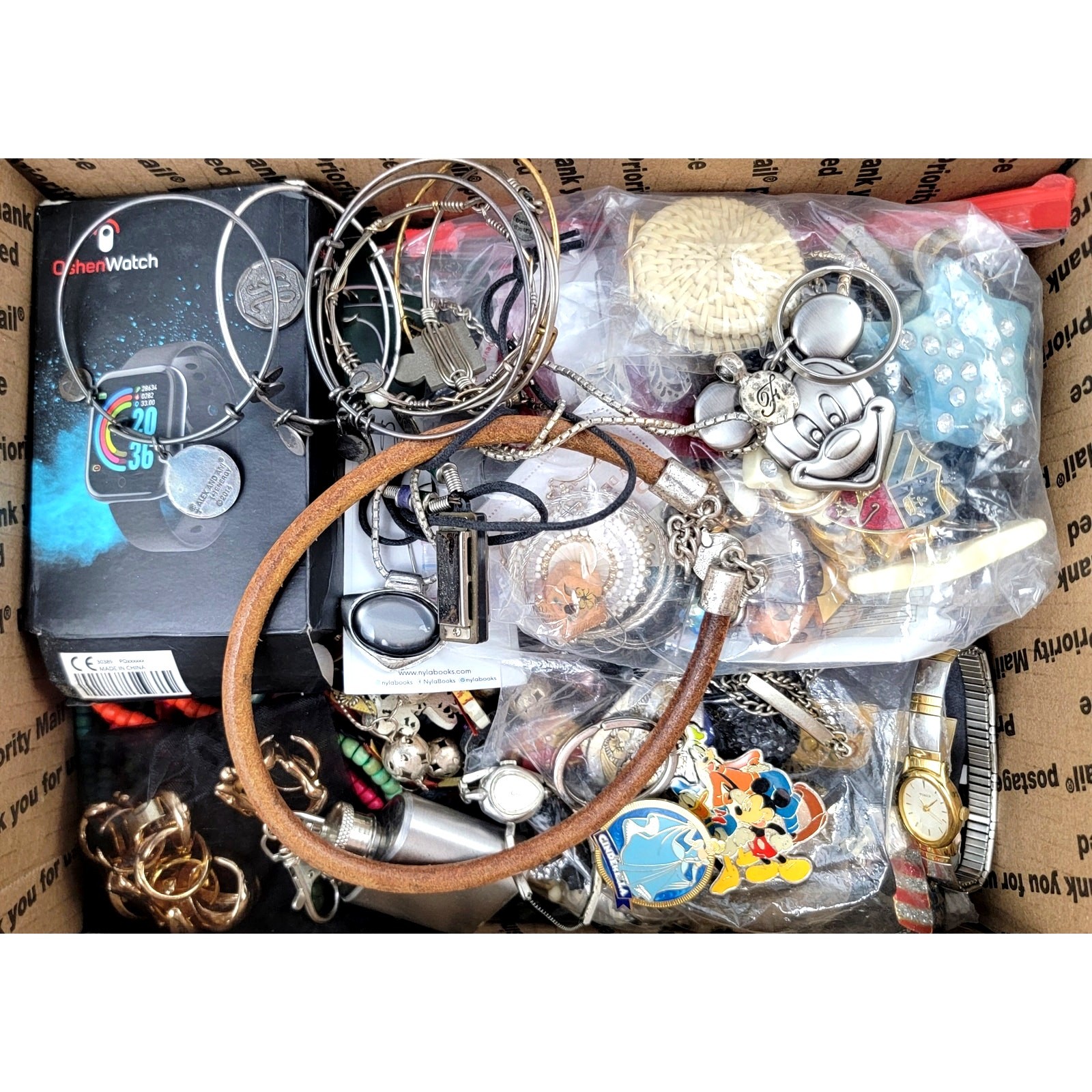 Vintage Jewelry Lot 9 lb Wearable Craft Resale Necklaces Brooch Mixed