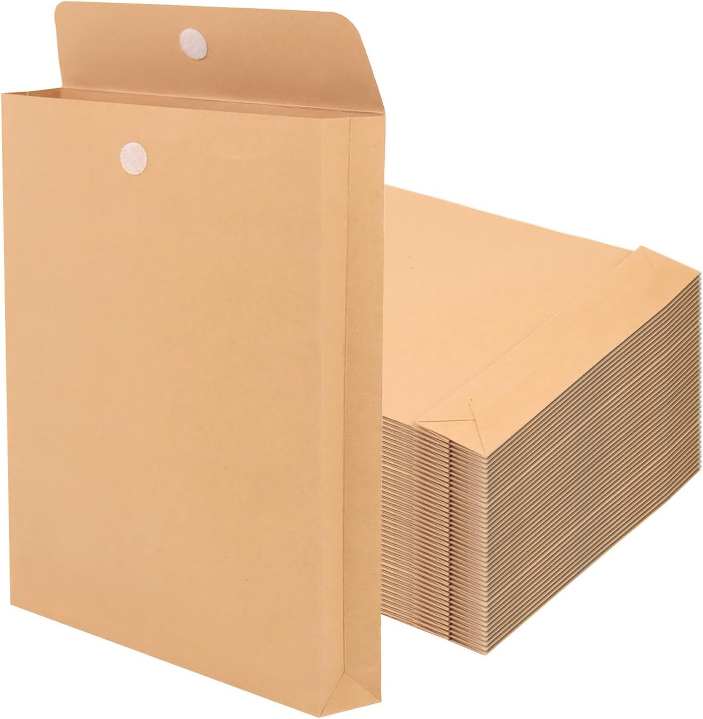 30 Pack Expandable Large Envelopes 9.4" X 13.2", 200 GSM Mailing Envelopes with 