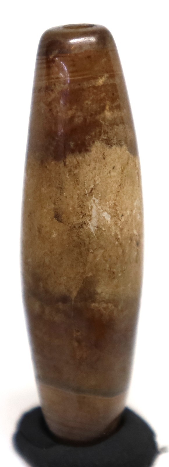 ANCIENT RARE INDO-TIBETAN BANDED CARNELIAN EYE AGATE BEAD