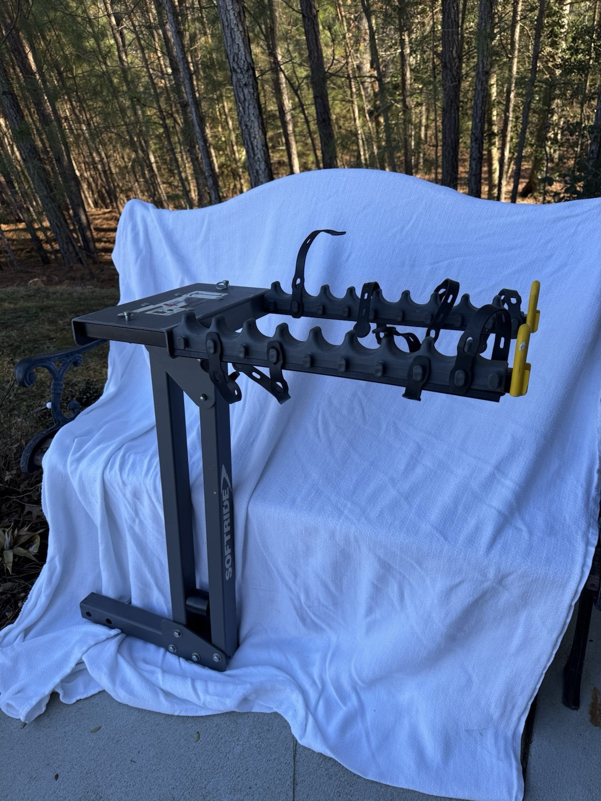 4-Bike Carrier Rack Hitch Mount 2" Swing Down Receiver Bicycle For Car SUV Truck