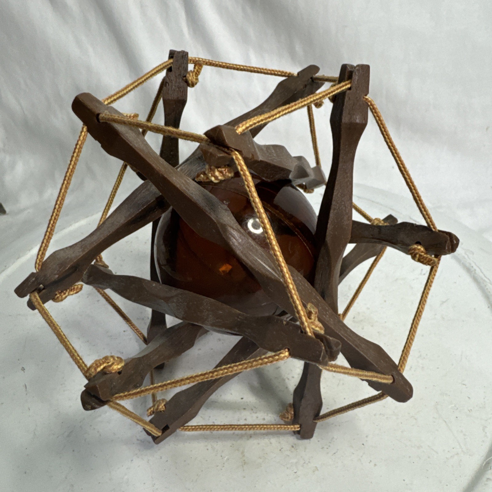 Ball in Faux Wood Floating Fishing Ball