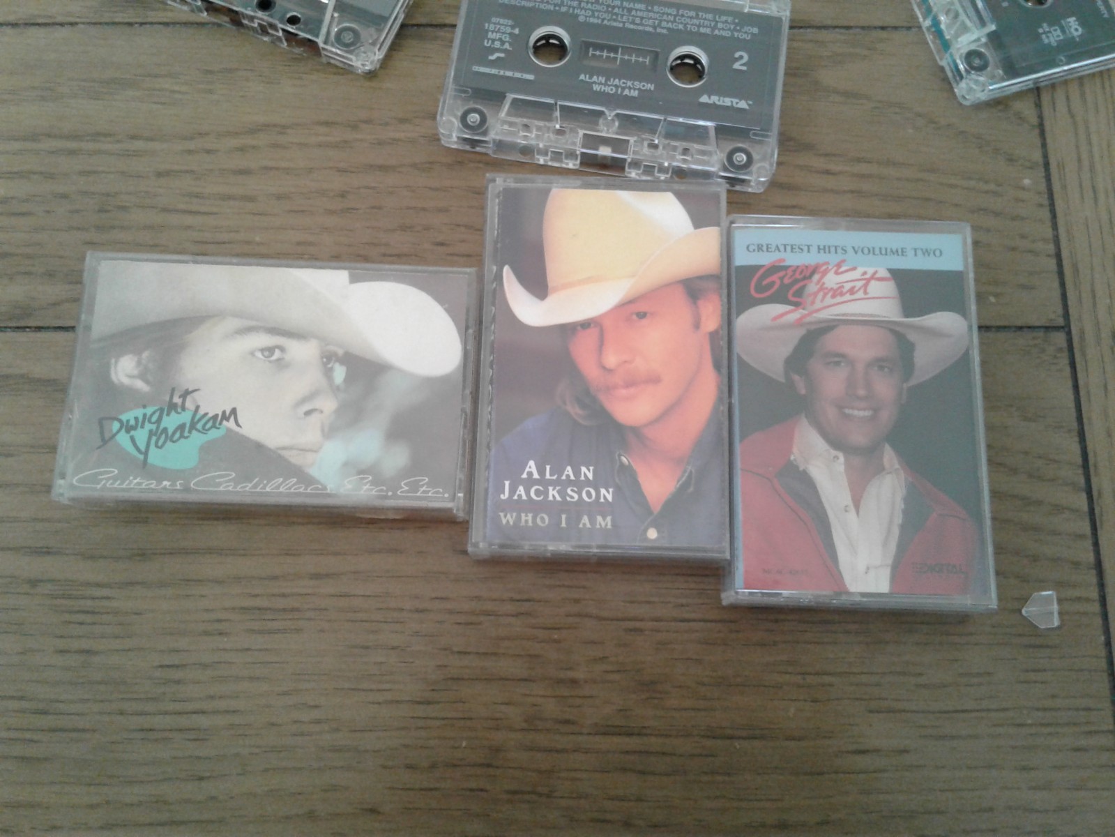 GEORGE STRAIT/DWIGHT YOAKAM/ALAN JACKSON - CASSETTES - PLAY TESTED