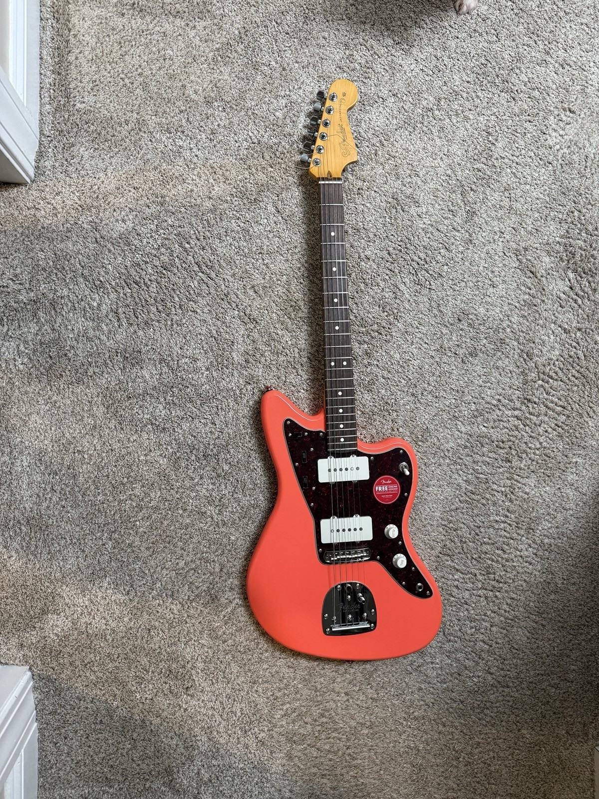 Fender Jazzmaster- Made With Squier body with Fender American neck