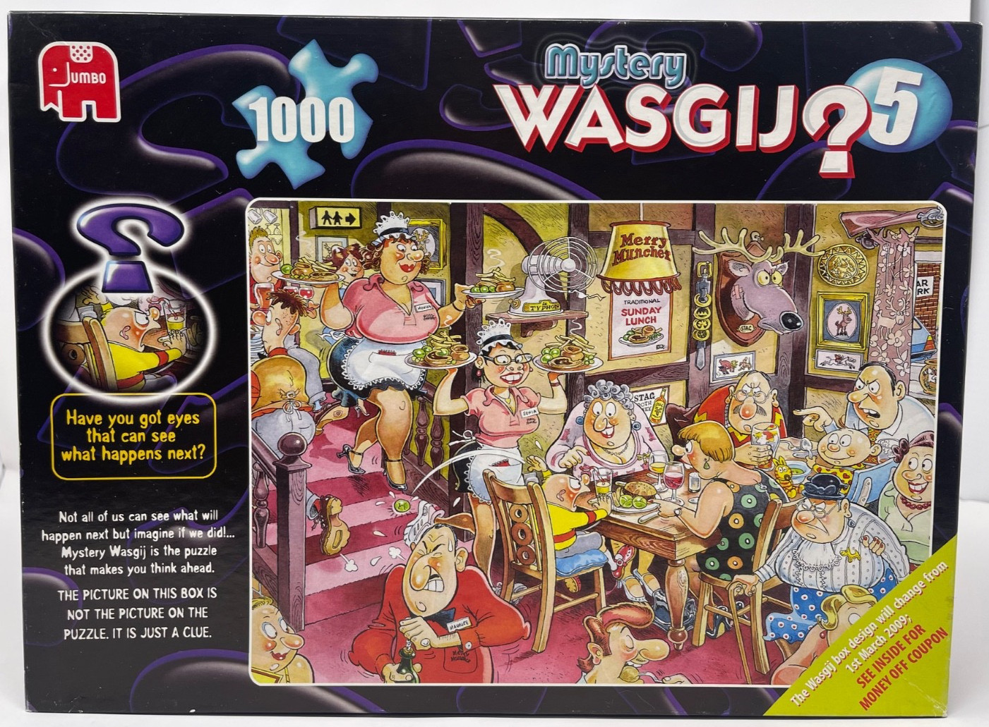 Jumbo ~ Wasgij? Mystery Puzzle #5 Sunday Lunch! [2005] ~ 1000 Pieces