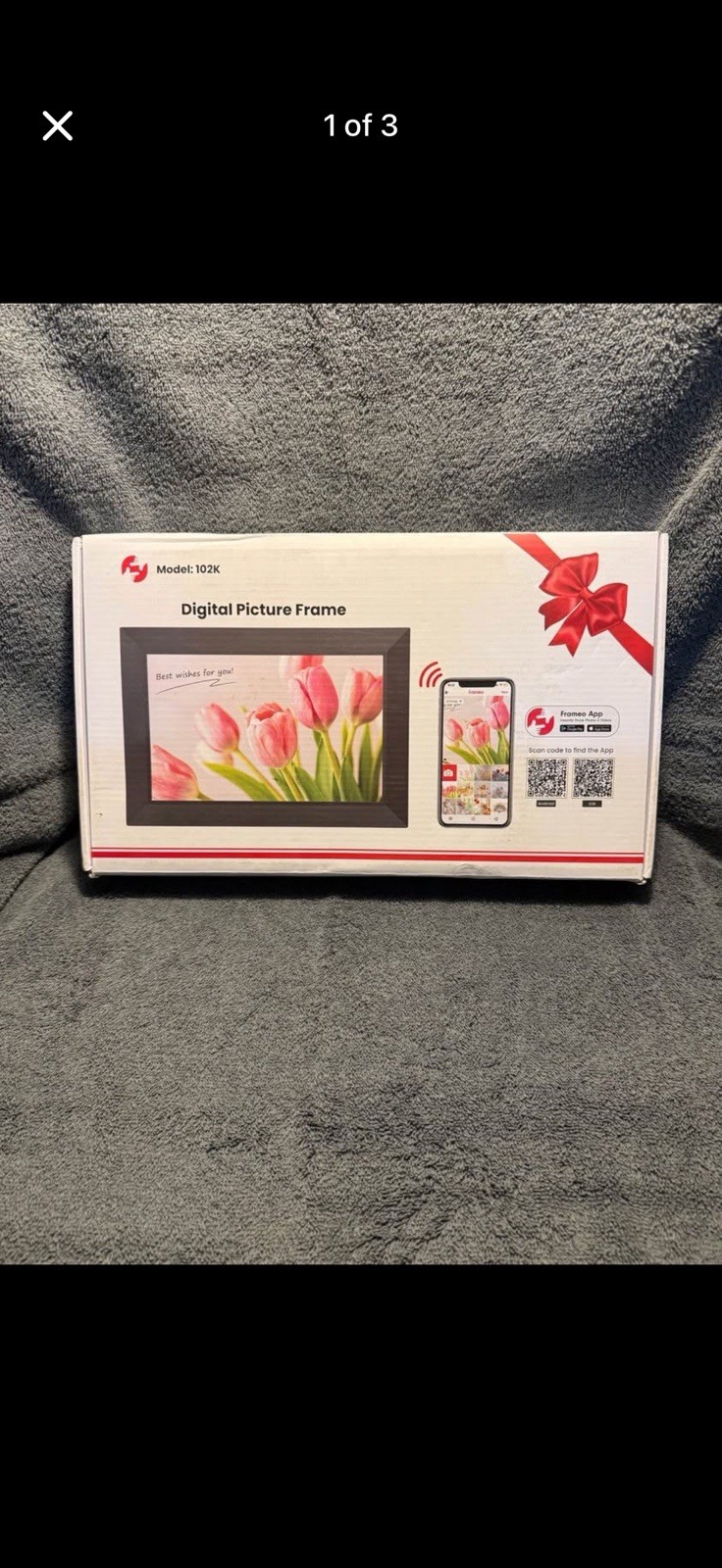 Frameo 10.1 WiFi 102K Digital Picture Frame 1280x800HD IPS Touch Screen New Box