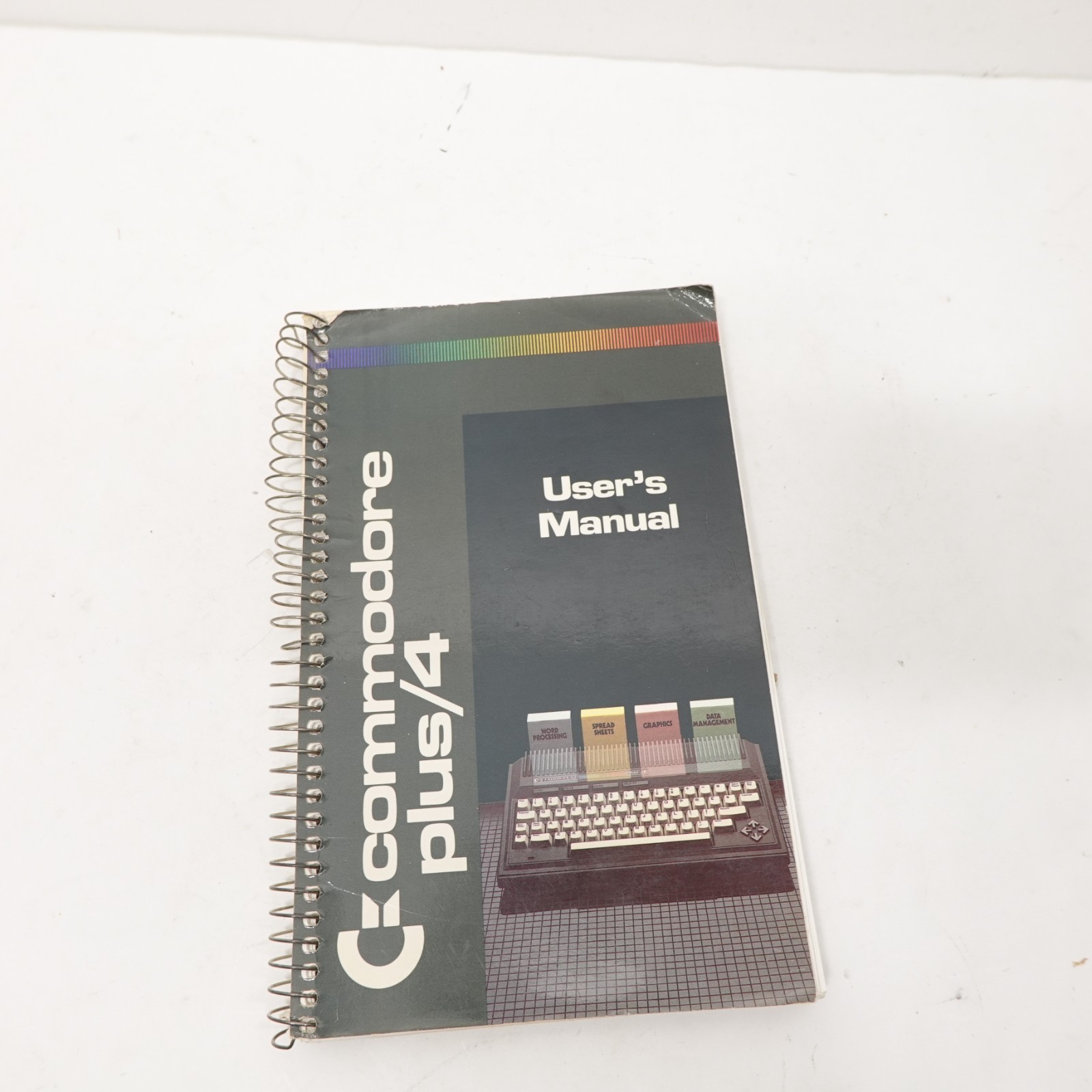 Commodore Plus/4 User’s Manual Original Spiral Bound Vintage Computer Guide