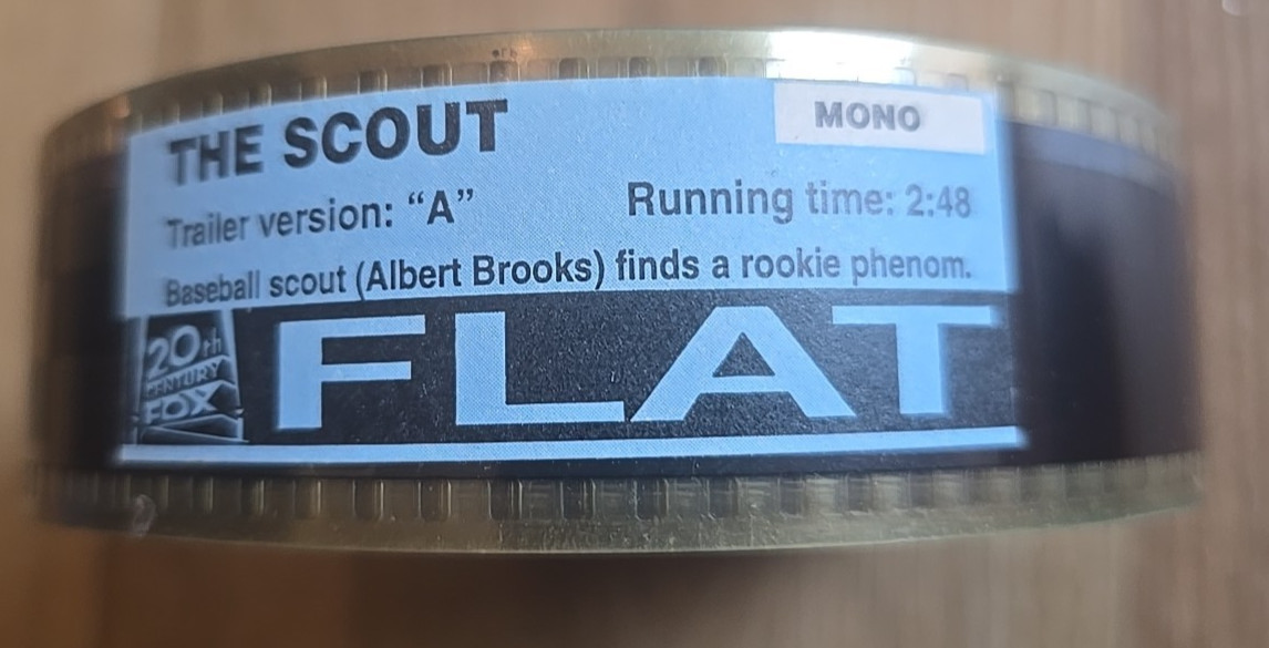 The Scout — 35mm Trailer Reel (FLAT) (20th Century Fox) FILM