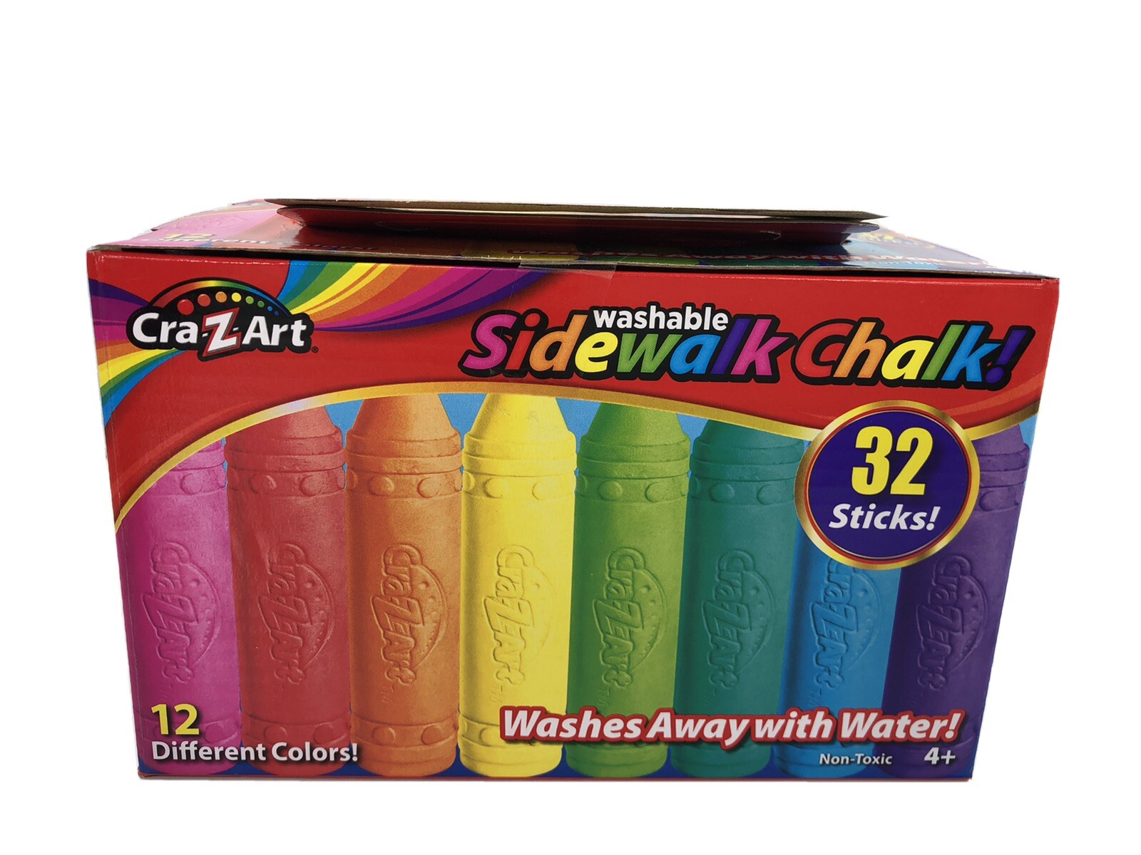 Cra-Z-Art Washable Sidewalk Chalk 32 Count Same Day Shipping
