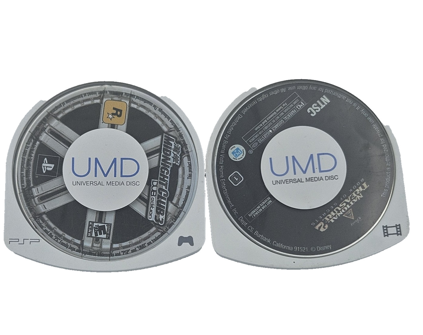PSP UMD Game Lot Midnight Club 3 Dub Edition & Resistance Retribution Disc Only