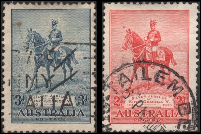 Australia #152-153 Used