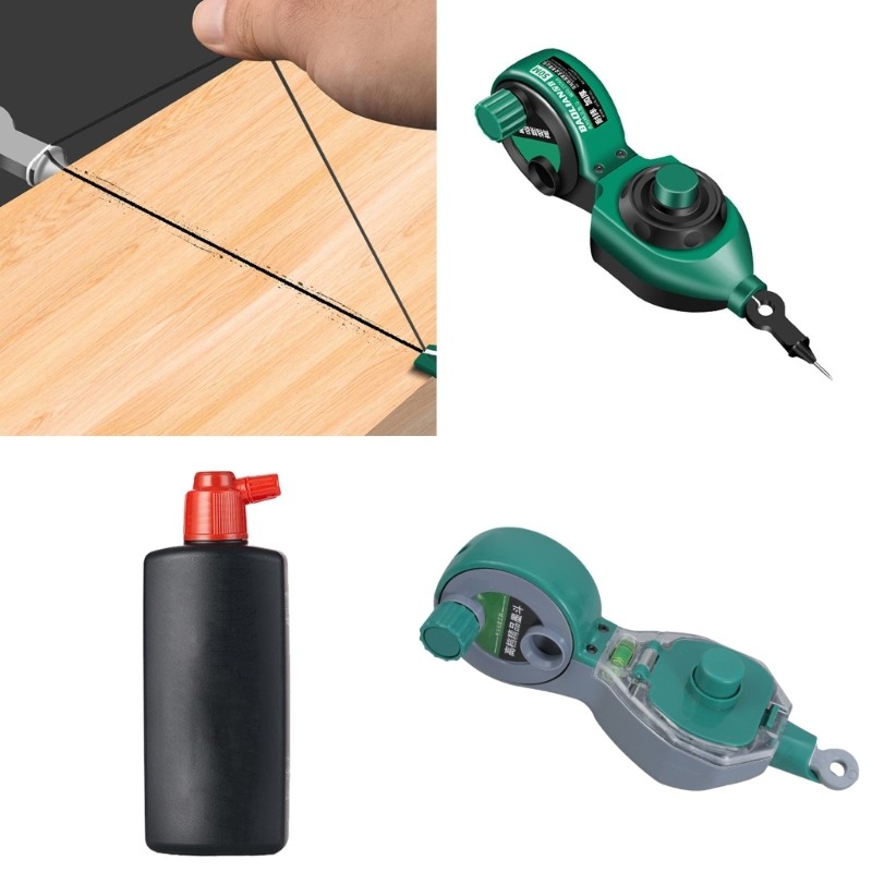 Ink Scriber Line Tool Manual Marker Reel Tool Easy Carry for Moisture Retentions