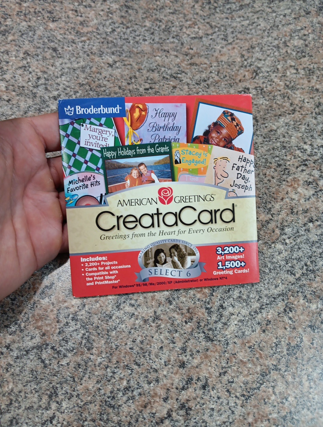 American Greetings CreataCard Select 6 CD ROM for Windows 95/98/2000/ME