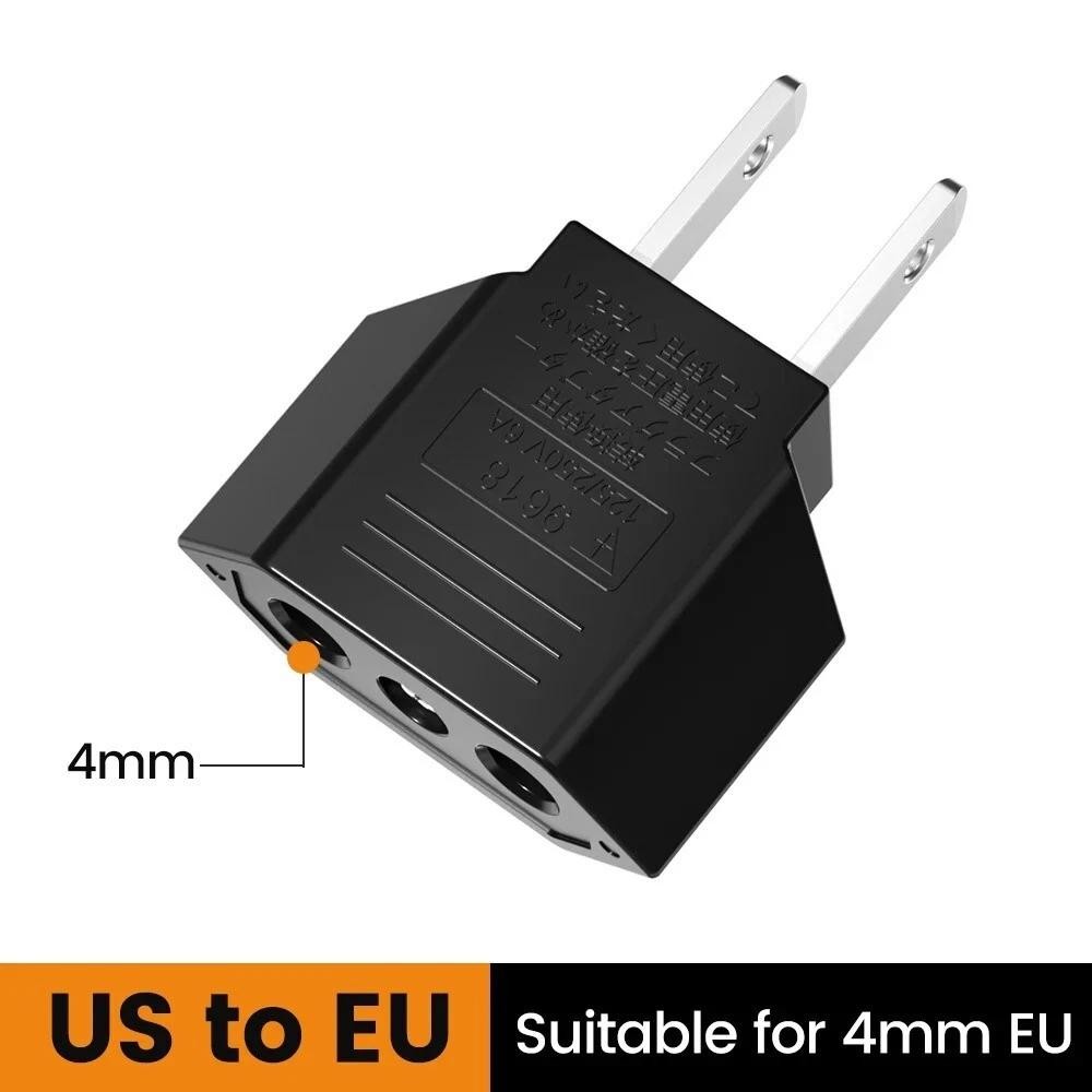 Elough Us to Eu Travel Plug Adapter Us to Europe Power Converter A