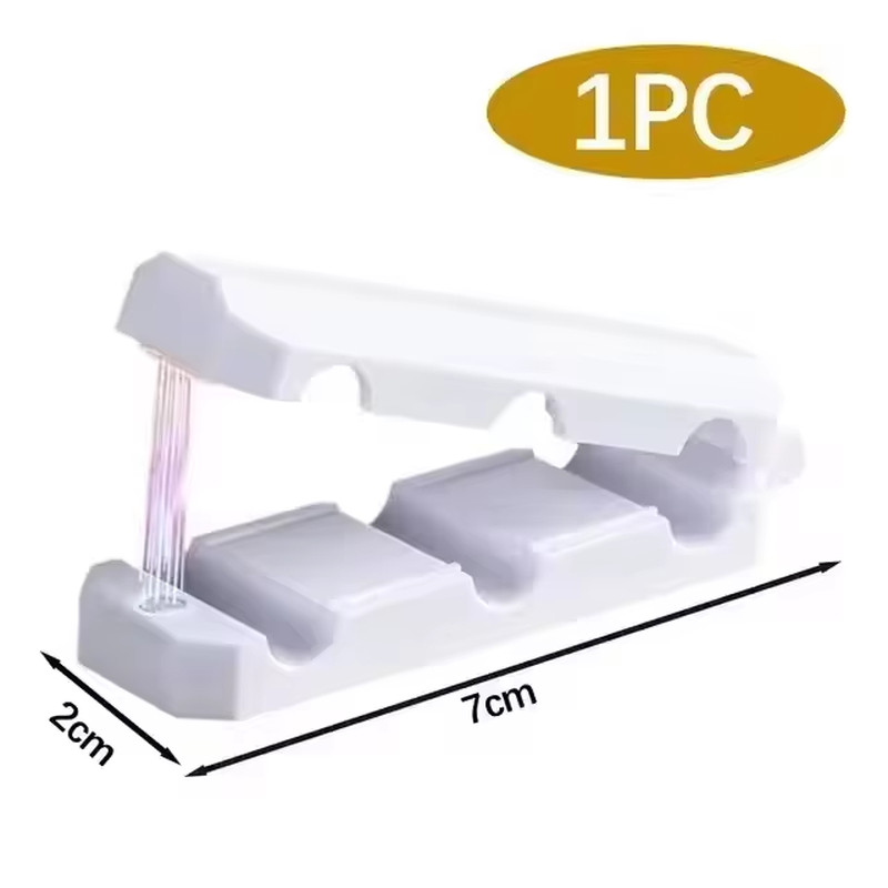 2 PCS Magnetic Cable Clips Cables Smooth Adjustable Cord Holder under Desk Cable