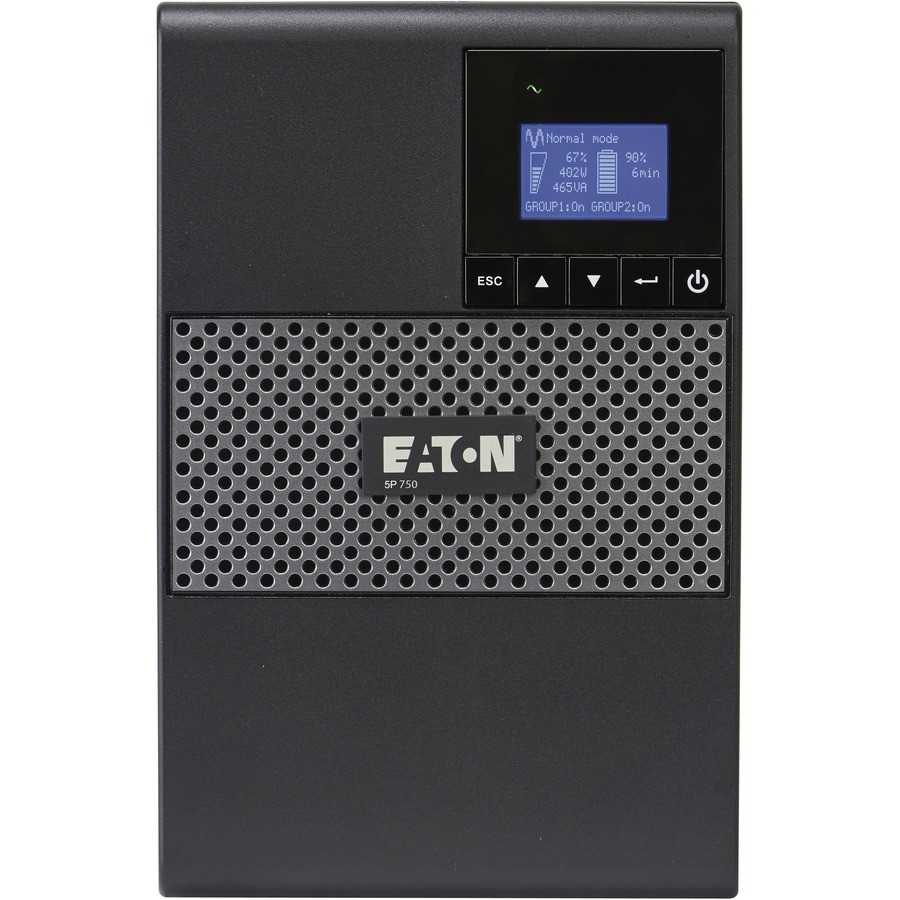 Eaton 5P Tower UPS - 750 VA/600 W - 132 V AC - 4 Minute - Tower - 4 Minute
