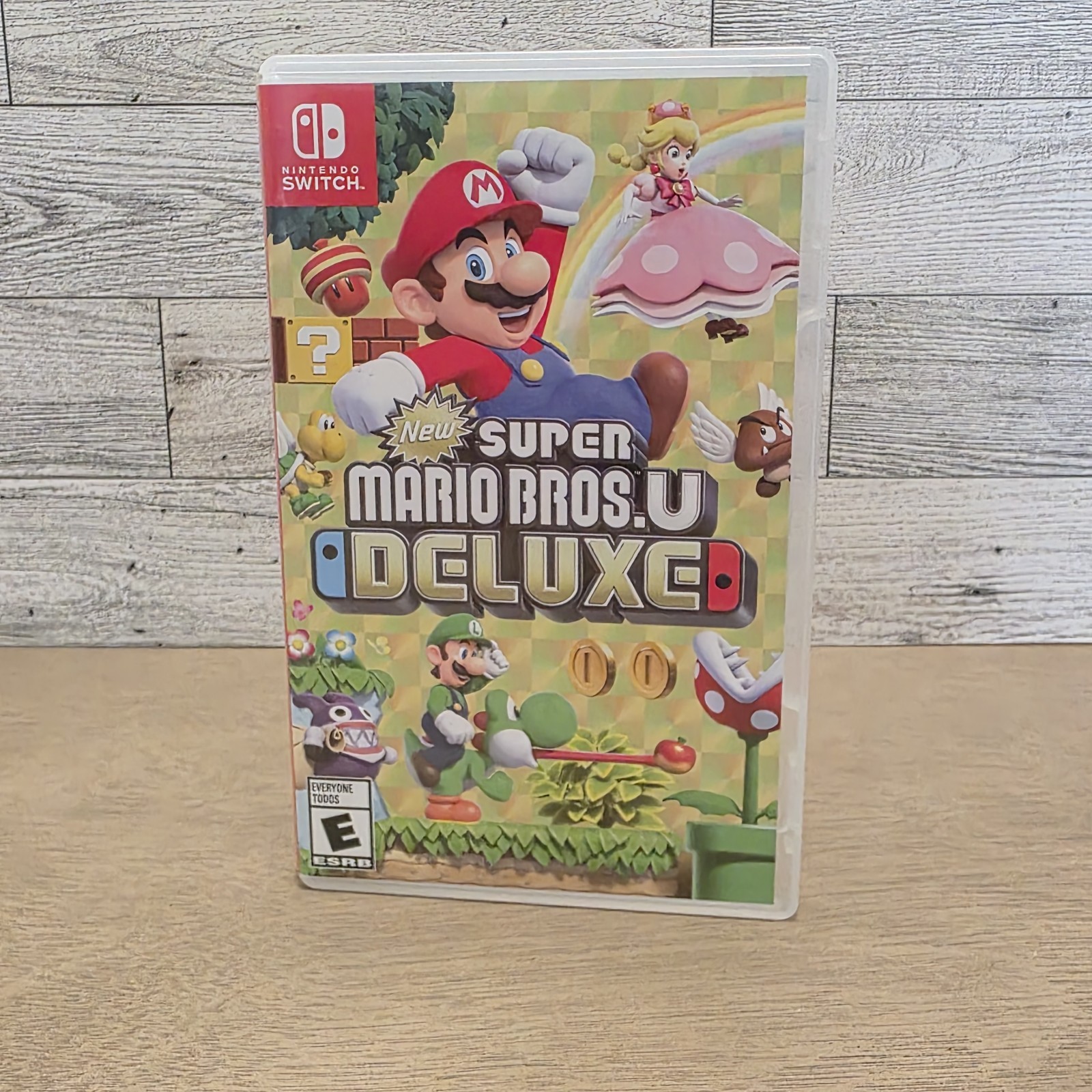 Empty Replacement Case & Artwork ONLY! New Super Mario Bros U Deluxe Switch