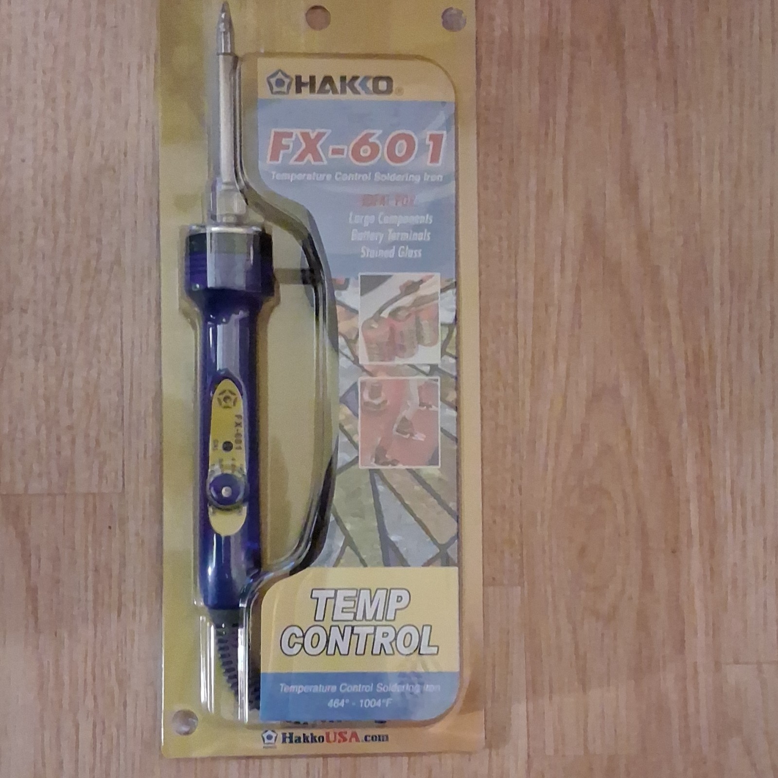 HAKKO FX-601 Temperature Controlled Soldering Iron for Stained Glass