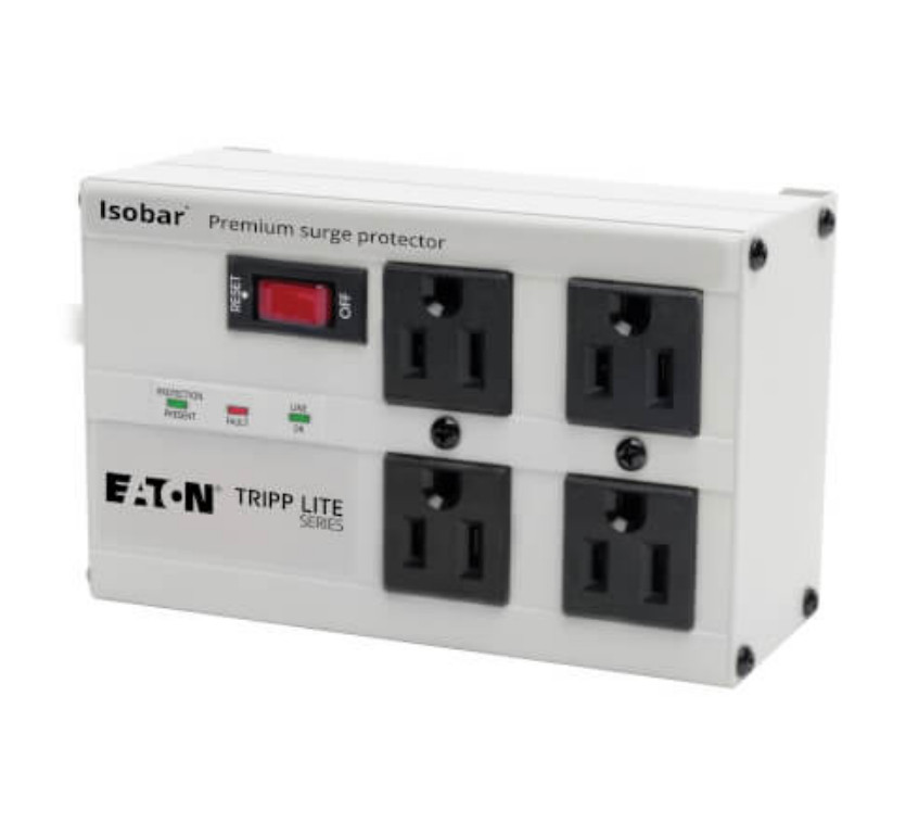 Tripp Lite Isobar Ultra Surge 4 outlet 6' Cord Metal Housing 3330 Joules