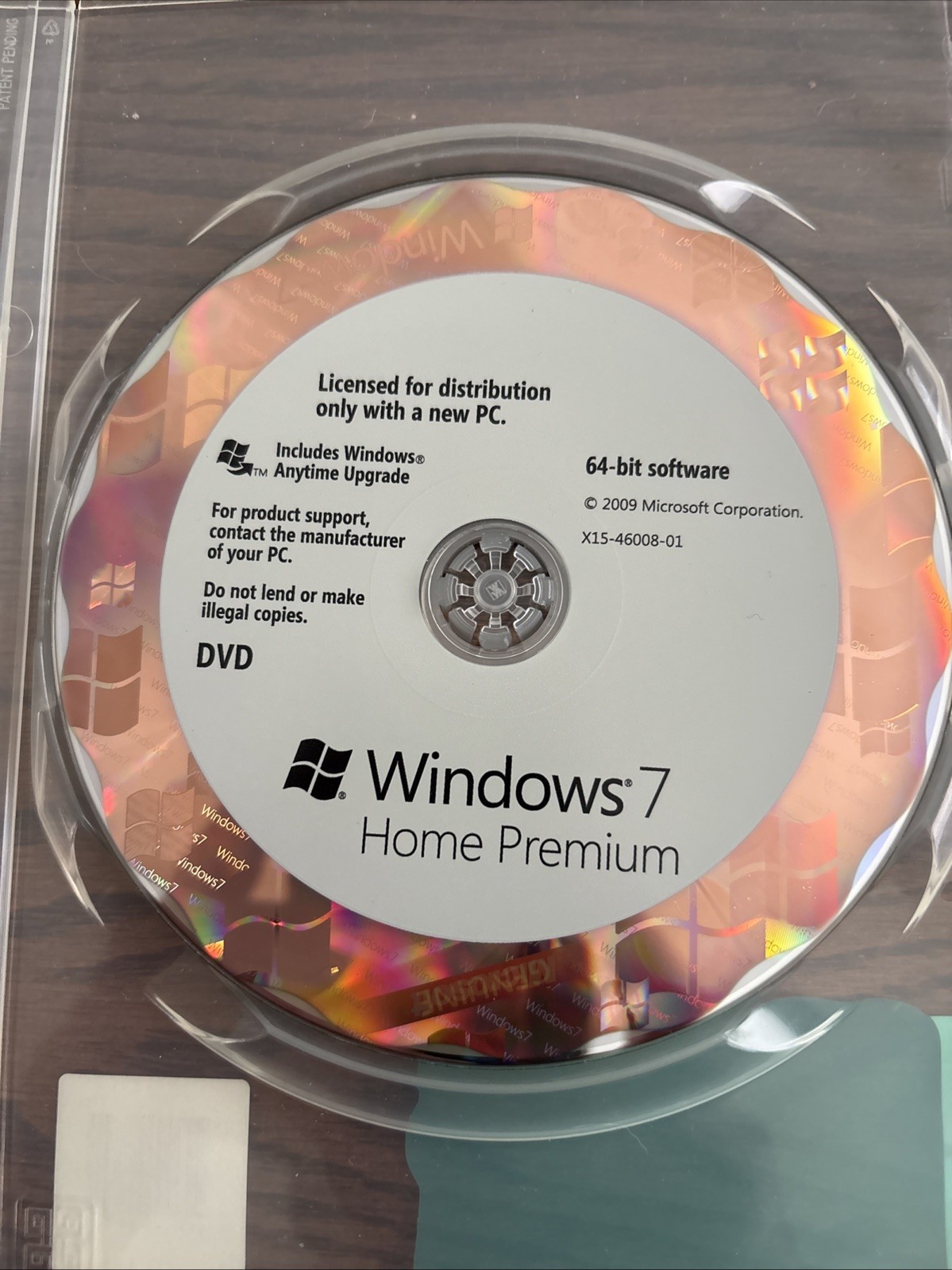 Microsoft Windows 7 Home Premium 64-Bit Software No Product Key