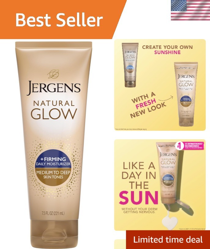 7.5oz Daily Hydrating Self Tanner for Medium to Tan Skin - Anti-Cellulite Cream