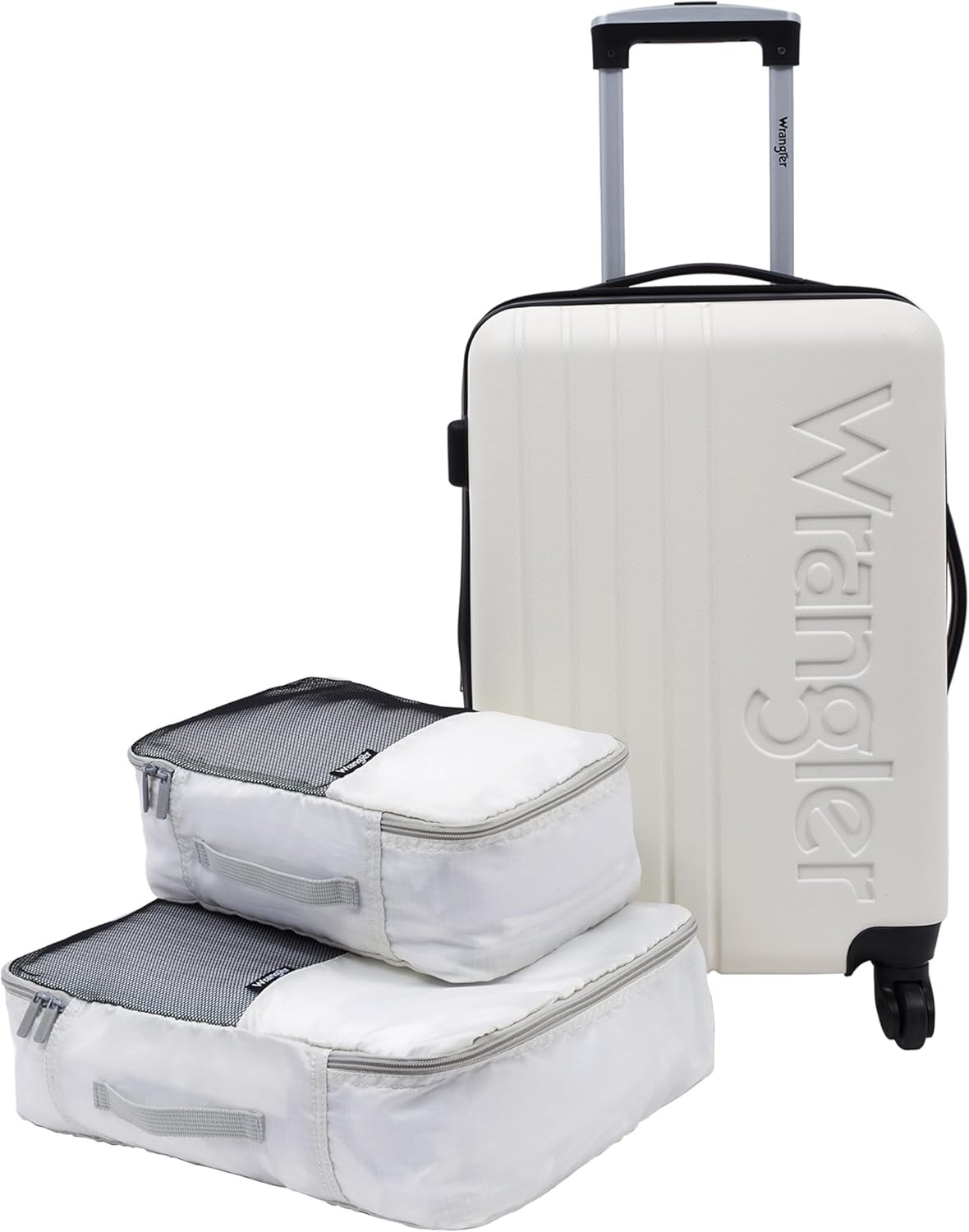 Carry-On Luggage Set in Beige | Lightweight & Durable Effortless Trips