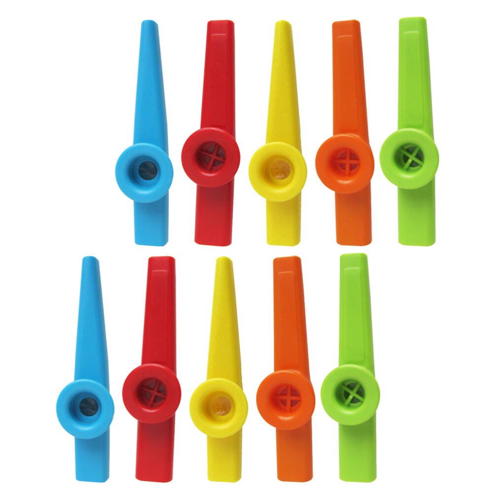 10 Pcs Kazoos Percussion Instrument Toy Music Textured Professional Child