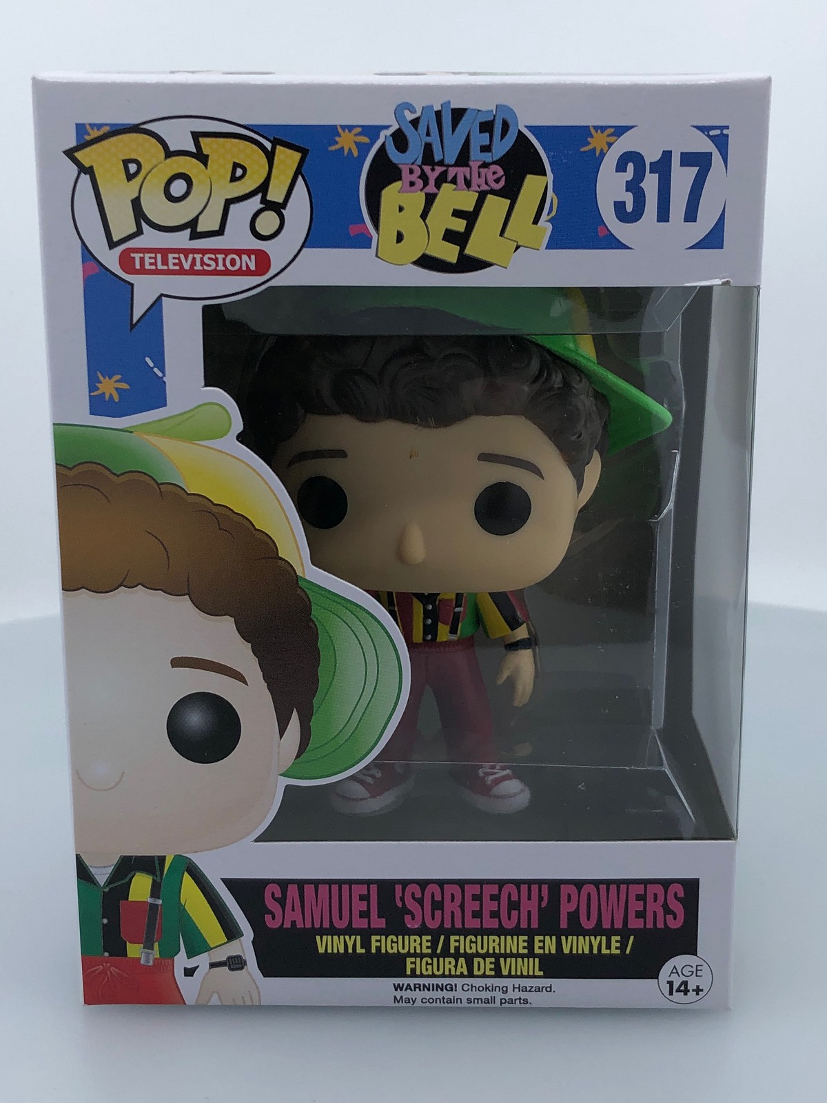 Funko POP! Television Saved by the Bell Screech #317 Vinyl Figure DAMAGED BOX