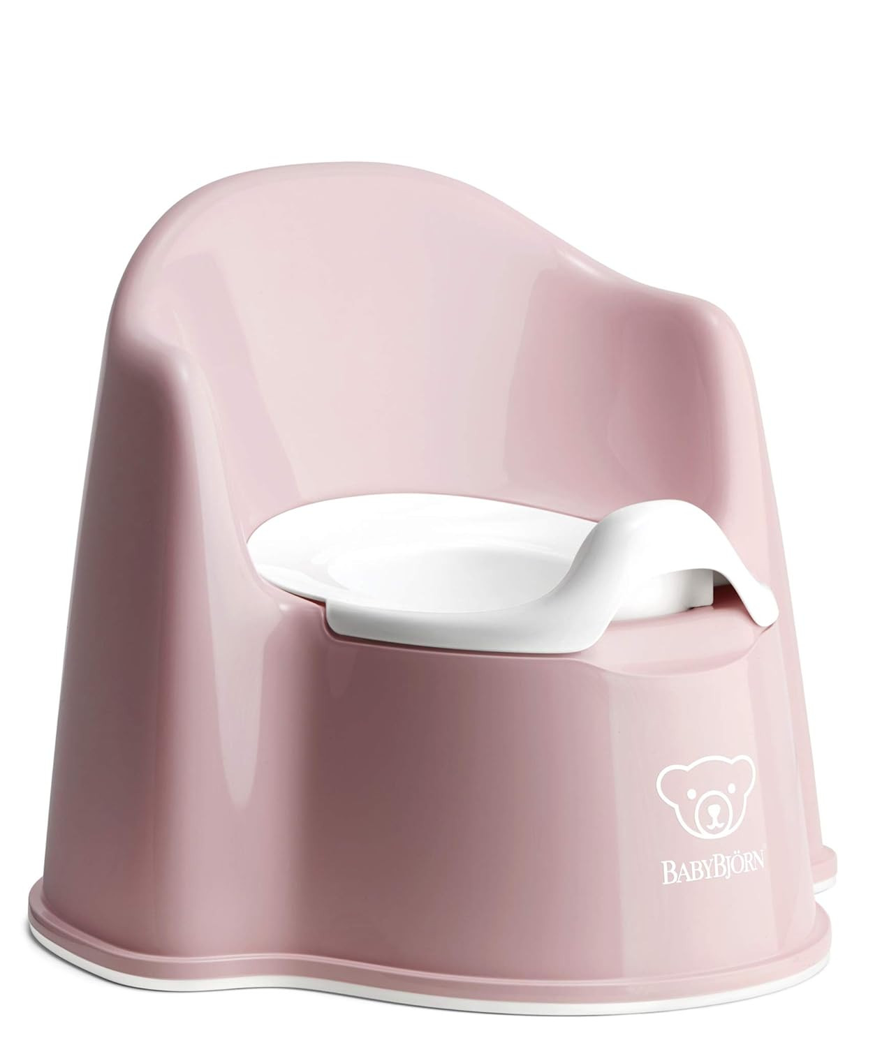 Potty Chair, Powder Pink/White, Potty Training Toilet, Easy-To-Clean, Removable 