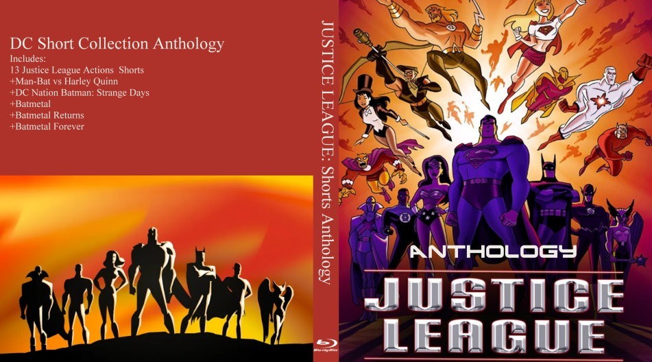 Justice League Action Shorts collection Blu-ray Cover/Case (READDESCRIPTION)